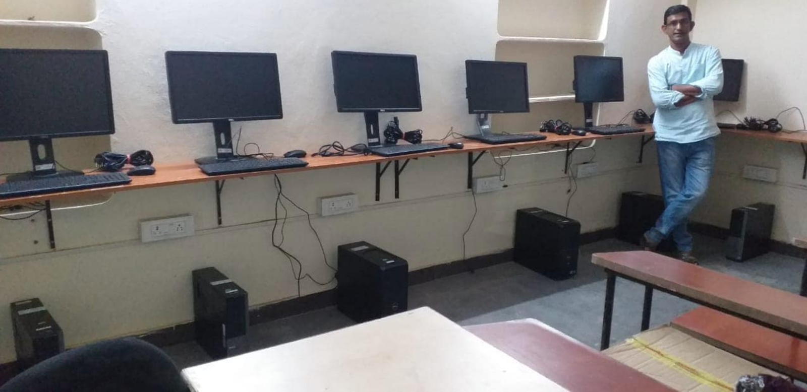Computer training session at Sani Welfare Foundation