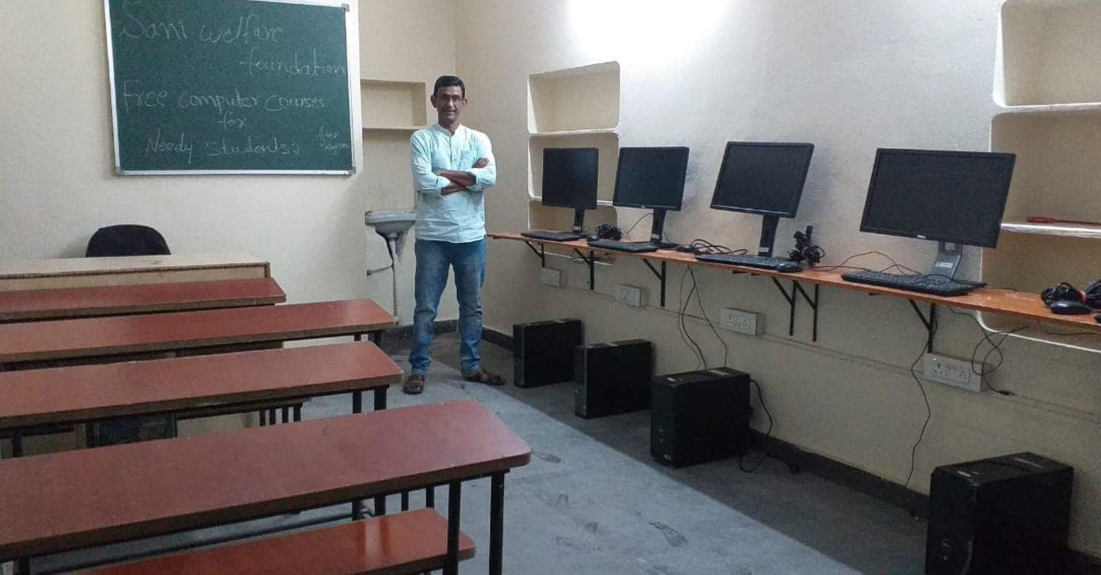 Computer center launched near Dabeerpura flyover, Hyderabad