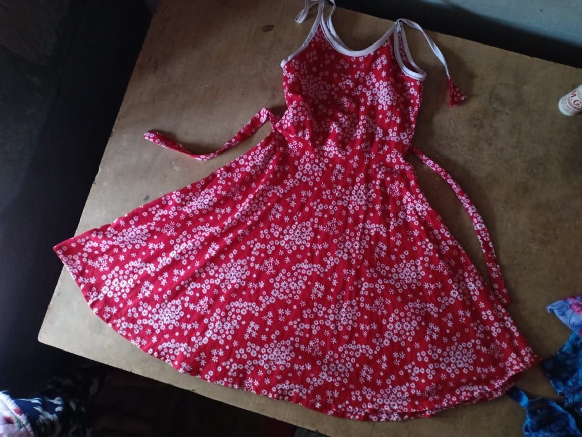 Women gaining tailoring skills for livelihood